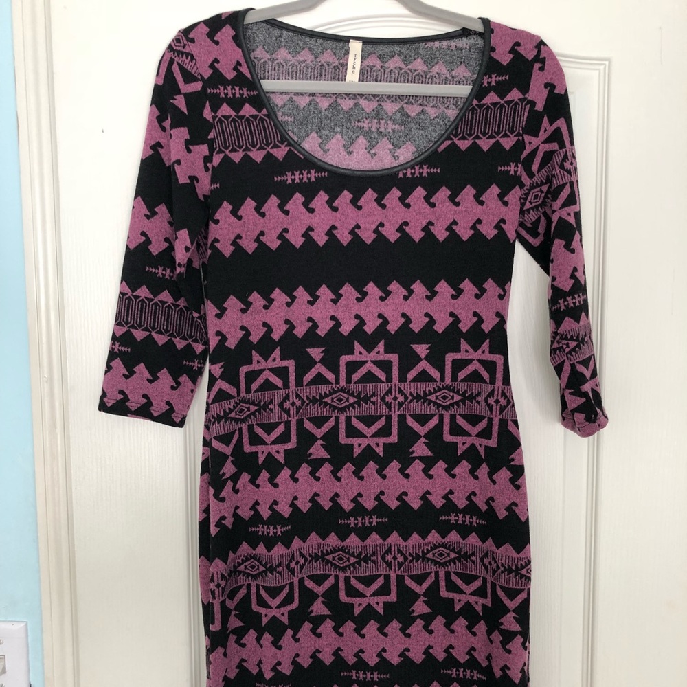 Aztec Print Dress